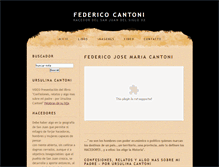 Tablet Screenshot of federicocantoni.com